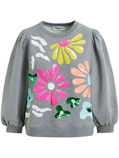 Essentiel Antwerp Hun Sweatshirt In Gray