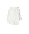 Essentiel Antwerp Hupaul Pleated Skirt In White