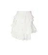 Essentiel Antwerp Hupaul Pleated Skirt In White