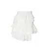Essentiel Antwerp Hupaul White Mini Skirt In White