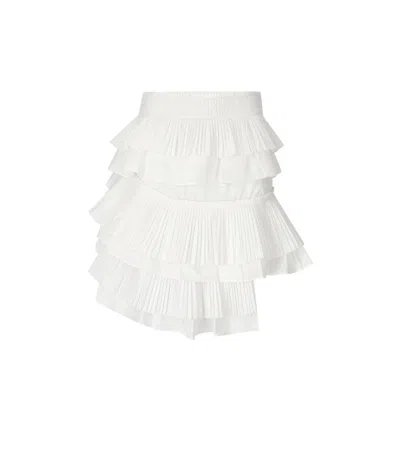 ESSENTIEL ANTWERP HUPAUL WHITE MINI SKIRT