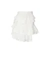 Essentiel Antwerp Hupaul White Mini Skirt In White