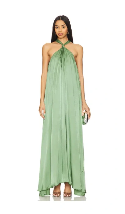 Essentiel Antwerp Huppsala Maxi Dress In Green