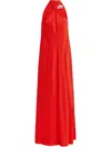 Essentiel Antwerp Huppsala Maxi Dress In Red