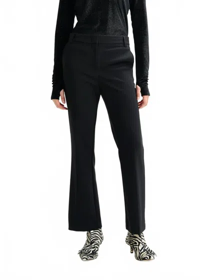 Essentiel Antwerp Ibell Rhinestone Tap Pants In Black