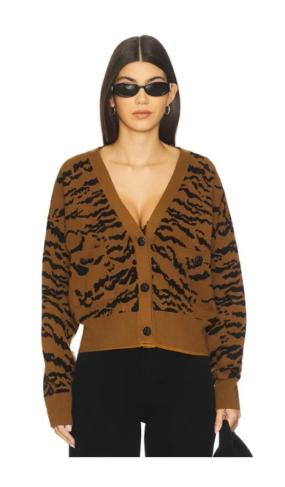 ESSENTIEL ANTWERP ICALI ZEBRA CARDIGAN