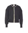 Essentiel Antwerp Ideas Grey Cardigan In Gray