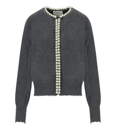 Essentiel Antwerp Ideas Grey Cardigan In Gray