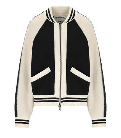 ESSENTIEL ANTWERP ESSENTIEL ANTWERP IDOL BICOLOR KNITTED BOMBER
