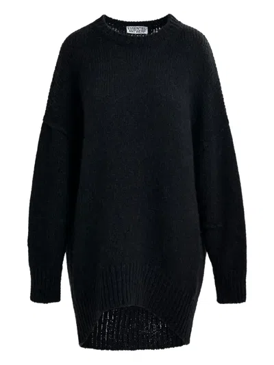 Essentiel Antwerp Ifly Ruffled Mini Dress In Black