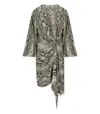 Essentiel Antwerp Ifrench Python Dress In Animal Print
