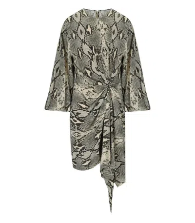 Essentiel Antwerp Ifrench Python Dress In Green