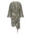 Essentiel Antwerp Ifrench Python Dress In Multi