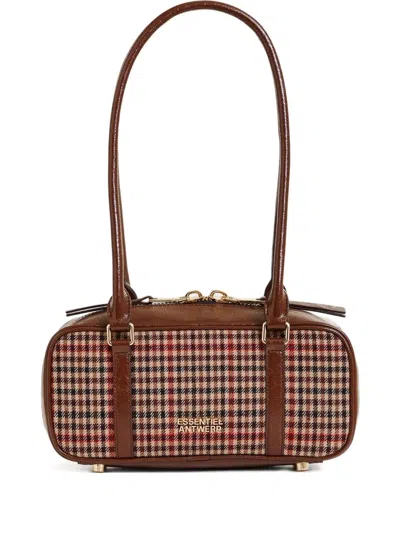Essentiel Antwerp "igor" Checkwool Fabric Bag