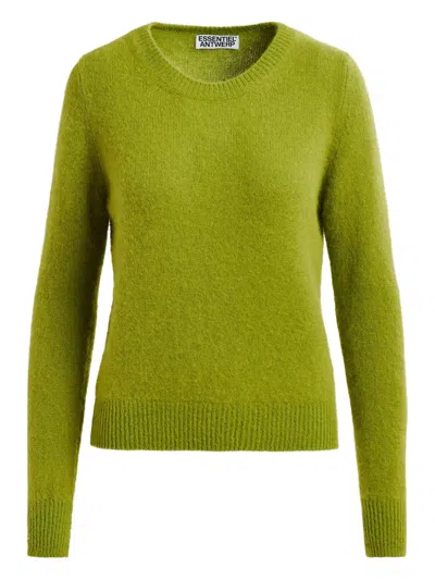 Essentiel Antwerp Igora Crew-neck Sweater In Green