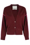 Essentiel Antwerp Contrast-trim Cardigan In Multi