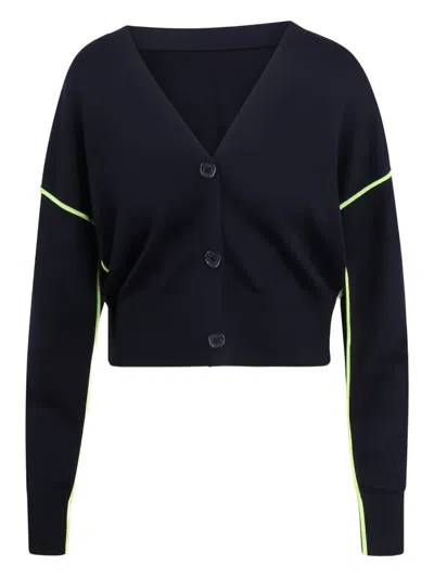 Essentiel Antwerp Ileo V-neck Cardigan In Blue