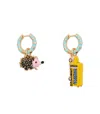 Essentiel Antwerp Ilife Light Blue Earrings In Blue