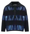 Essentiel Antwerp Illuminati Black Knitted Poloshirt In Black