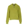 Essentiel Antwerp Button-embellishment Polo Top In Green