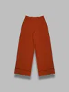 Essentiel Antwerp Imo Cropped Pants In Orange