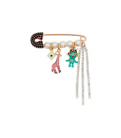 ESSENTIEL ANTWERP IMORA GOLD BROOCH