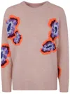 Essentiel Antwerp "impossible1" Embroidered Knit In Neutral