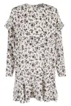Essentiel Antwerp Inch Ruffle Minidress In Multi