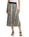 Essentiel Antwerp Indira Pleated Midi Skirt In White