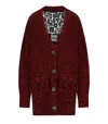 Essentiel Antwerp Inlace Red Cardigan In Red