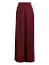 Essentiel Antwerp Inovember Pleated Palazzo Pants In Red