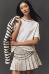 Essentiel Antwerp Intenso Pearl T-shirt Top In White