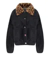 Essentiel Antwerp Intention Black Cardigan In Blue