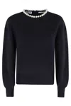 Essentiel Antwerp Inti Pullover With Beads In Black