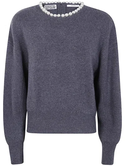 ESSENTIEL ANTWERP ESSENTIEL ANTWERP "INTI" PULLOVER WITH BEADS