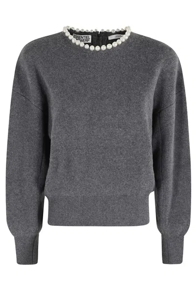 ESSENTIEL ANTWERP INTI PULLOVER WITH BEADS