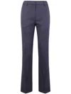 Essentiel Antwerp Pinstripe Trousers In White
