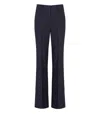 Essentiel Antwerp Invade Navy Blue Flared Pants In Blue