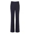 Essentiel Antwerp Invade Navy Blue Flared Pants In Blue