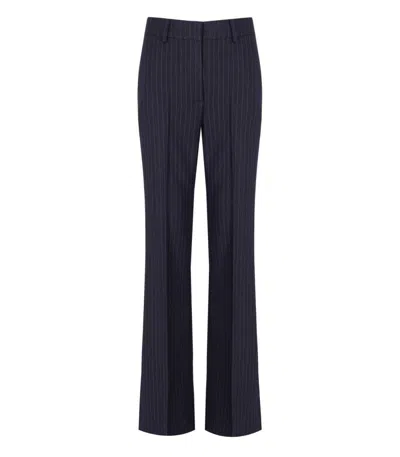 ESSENTIEL ANTWERP INVADE NAVY BLUE FLARED PANTS