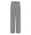 Essentiel Antwerp Invest Grey Wide Leg Pants In Gray