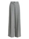 Essentiel Antwerp Invest Pleated Trousers In Gray