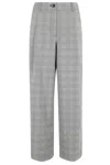 Essentiel Antwerp Plaid Tailored Trousers In Gray