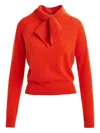 Essentiel Antwerp Invited Cashmere Sweater In Red