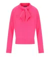 Essentiel Antwerp Invited Fuchsia Sweater In Pattern
