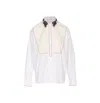 Essentiel Antwerp Lace-panel Embellished Shirt In White