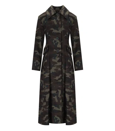 ESSENTIEL ANTWERP IPANEMA CAMOUFLAGE COAT