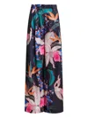Essentiel Antwerp Ipants Floral-print Trousers In Black