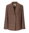 Essentiel Antwerp Irbara Brown Single-breasted Blazer In Brown