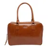 Essentiel Antwerp Iremy Shiny Shoulder Bag In Brown